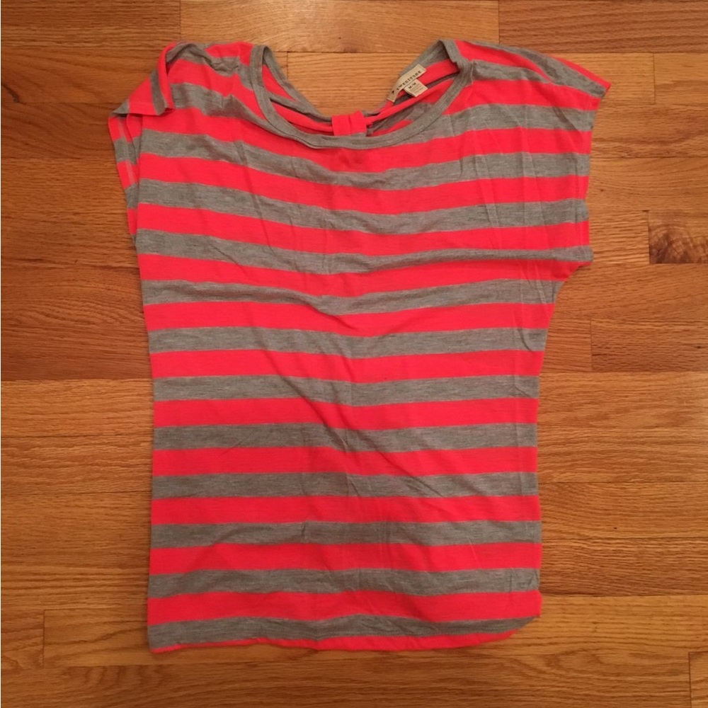 Forever 21 Open Back Neon Tee
